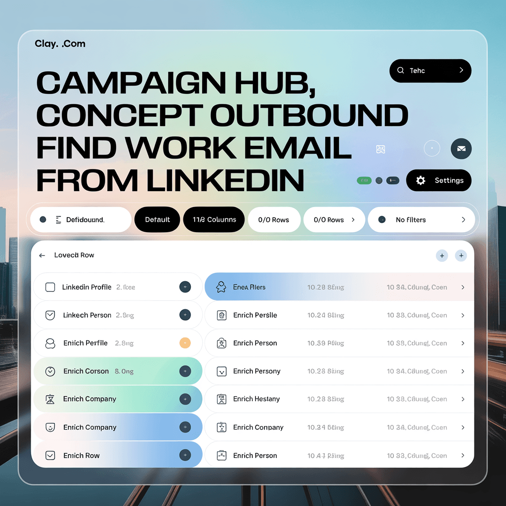 Screenshot of the Campaign Hub Clay Table